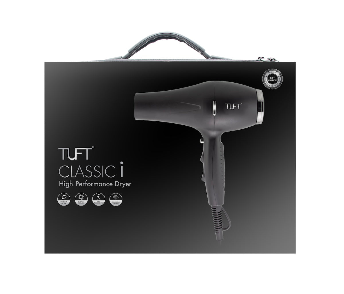 TUFT Classic Plus Professional Hair Dryer Black image 1
